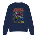Navy - Front - Transformers Unisex Adult World Roll Out Sweatshirt