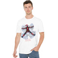 White - Lifestyle - Deadpool Unisex Adult Snow Angels Christmas T-Shirt