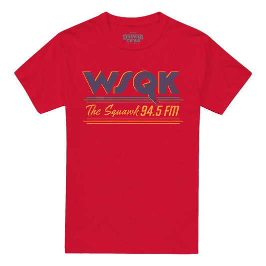 Red - Front - Stranger Things Unisex Adult Wsqk The Squawk T-Shirt