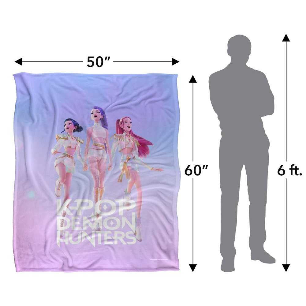 Multicoloured - Lifestyle - K-Pop Demon Hunters Poster Huntr-X Blanket