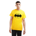 Daisy Yellow - Side - Batman Mens Slime Logo T-Shirt