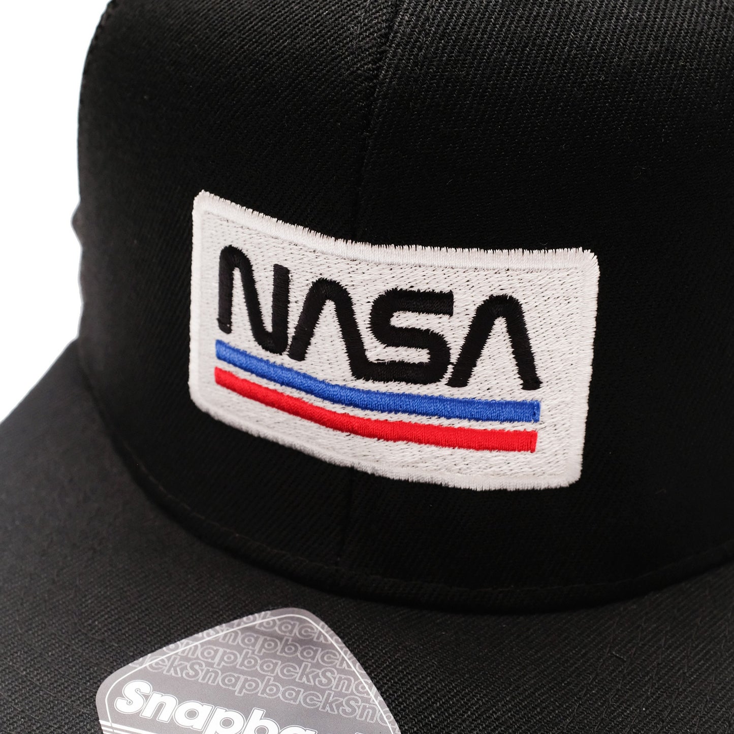 Black - Lifestyle - NASA Mens USA Baseball Cap
