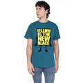 Slate - Back - SpongeBob SquarePants Unisex Adult Yellow Is The New Black T-Shirt