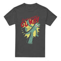 Charcoal - Front - Gumby Unisex Adult The Incredible Bendable Heather T-Shirt