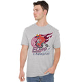 Athletic Heather - Back - Sesame Street Unisex Adult Cycle Champion Elmo Heather T-Shirt