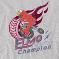 Athletic Heather - Side - Sesame Street Unisex Adult Cycle Champion Elmo Heather T-Shirt