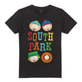 Black - Front - South Park Mens Heads T-Shirt