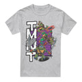 Athletic Heather - Front - Teenage Mutant Ninja Turtles: Mutant Mayhem Unisex Adult Stacked Heather T-Shirt