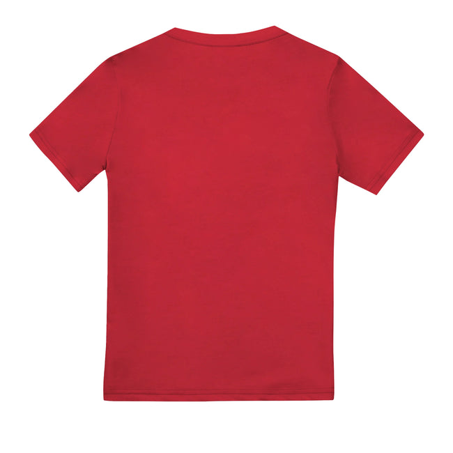 Red - Back - Spider-Man Childrens-Kids Graffiti T-Shirt