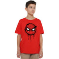 Red - Side - Spider-Man Childrens-Kids Graffiti T-Shirt