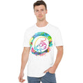 White - Back - The Smurfs Unisex Adult Brainy Smurf Watercolour T-Shirt