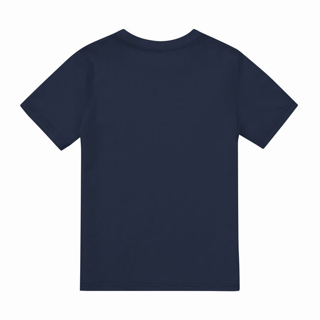 Navy - Back - Spider-Man Childrens-Kids Lo-goo T-Shirt
