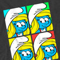 Charcoal - Side - The Smurfs Unisex Adult Smurfette Tiles T-Shirt