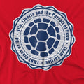 Red - Side - Teenage Mutant Ninja Turtles Unisex Adult Life, Liberty And 4th Of July T-Shirt