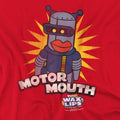 Red - Side - Dubble Bubble Unisex Adult Motor Mouth T-Shirt