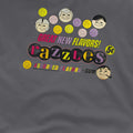 Charcoal - Side - Dubble Bubble Unisex Adult Razzles Retro Box T-Shirt