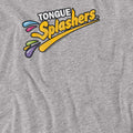 Athletic - Side - Dubble Bubble Unisex Adult Tongue Splashers Logo Heather Long-Sleeved T-Shirt