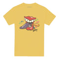 Banana Yellow - Front - Dubble Bubble Unisex Adult Rolling Tongue T-Shirt