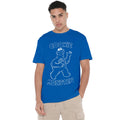 Royal Blue - Lifestyle - Sesame Street Unisex Adult Simple Cookie T-Shirt