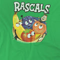 Kelly Green - Side - Dubble Bubble Unisex Adult Rascals T-Shirt