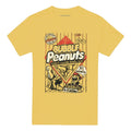 Banana Yellow - Front - Dubble Bubble Unisex Adult Bubble Peanuts T-Shirt
