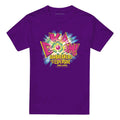 Purple - Front - Dubble Bubble Unisex Adult Ka Boom T-Shirt