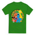 Kelly Green - Front - Sesame Street Unisex Adult Kwanzaa Laughter Love And Unity T-Shirt