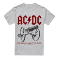 Athletic - Front - AC-DC Unisex Adult About To Rock Heather T-Shirt