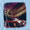 Light Blue - Back - Pontiac Unisex Adult Firebird 77 T-Shirt