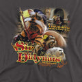 Charcoal - Side - Labyrinth Unisex Adult Sir Didymus Long-Sleeved T-Shirt