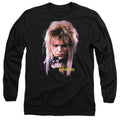 Black - Front - Labyrinth Unisex Adult Jareth The Goblin King Long-Sleeved T-Shirt