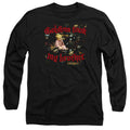 Black - Front - Labyrinth Unisex Adult Goblins Took My Brother Long-Sleeved T-Shirt