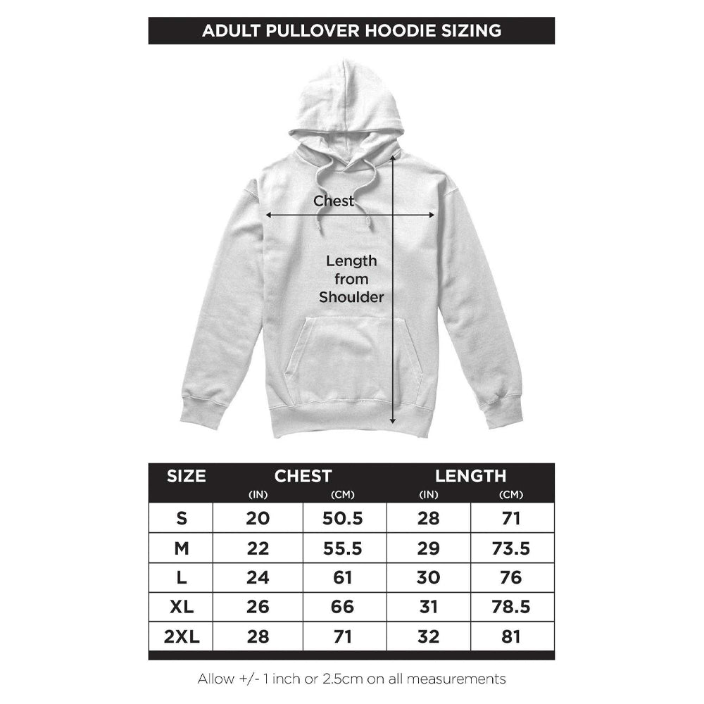 Black - Close up - Bloodsport Unisex Adult Action Packed Hoodie