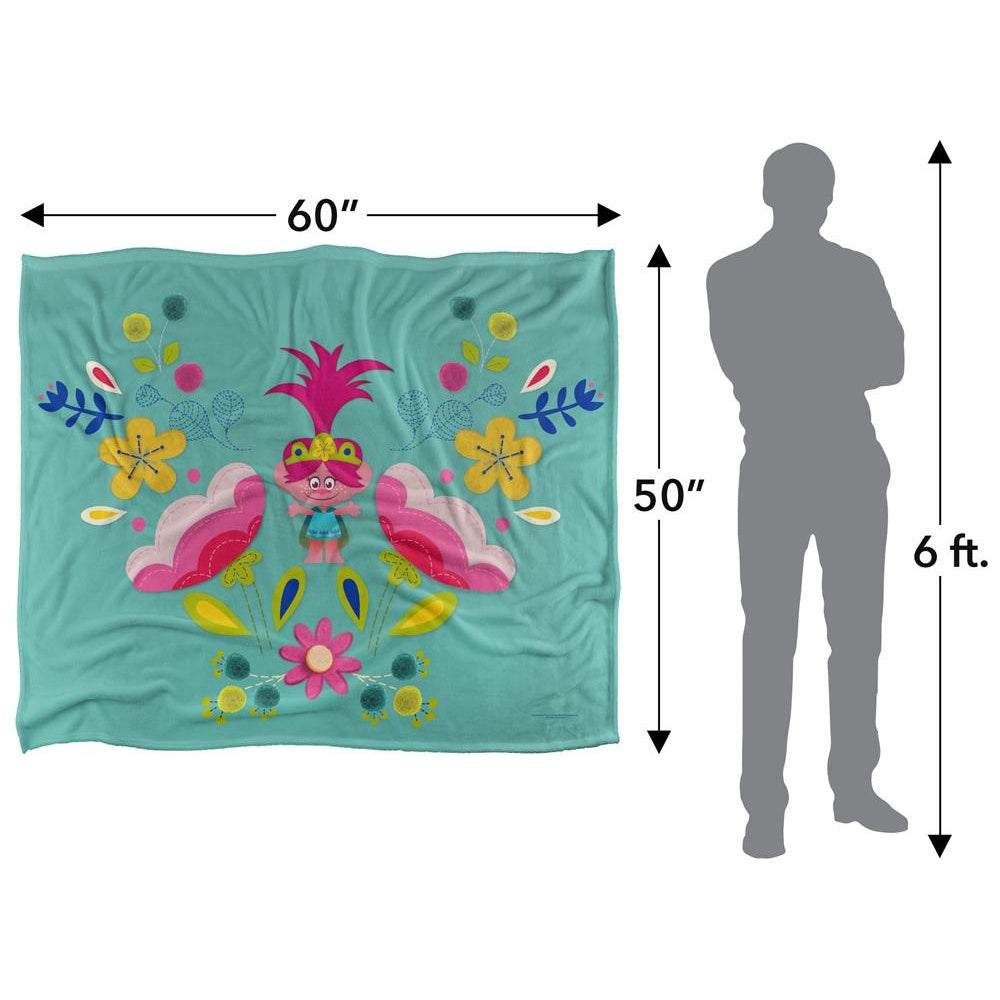 Multicoloured - Lifestyle - Trolls Crafty Silky Soft Touch Blanket