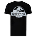 Black - Front - Jurassic Park Mens Chinese Logo T-Shirt