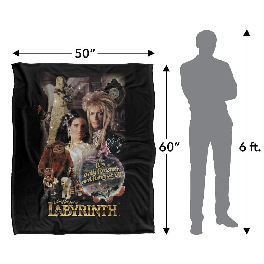 Multicoloured - Lifestyle - Labyrinth Only Forever Silky Soft Touch Blanket
