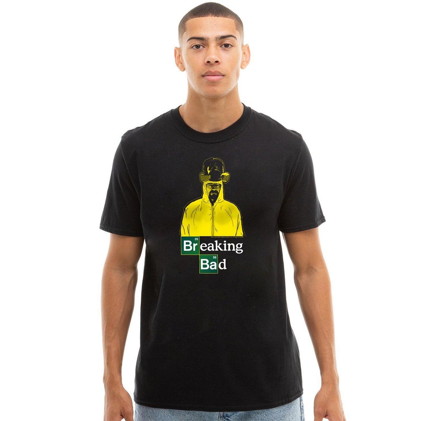 Black - Back - Breaking Bad Mens Walter White T-Shirt