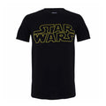 Black - Front - Star Wars Mens Logo T-Shirt