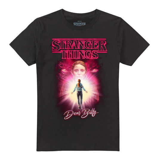 Black - Front - Stranger Things Unisex Adult Dear Billy T-Shirt