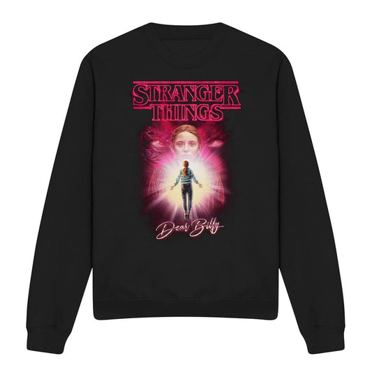 Black - Front - Stranger Things Unisex Adult Dear Billy Sweatshirt