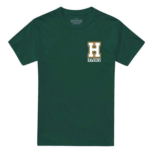 Hunter Green - Front - Stranger Things Unisex Adult Class Of 87 Hawkins Back Print T-Shirt