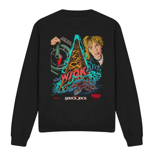 Black - Front - Stranger Things 5 Unisex Adult Butcher Billy Chapter 5 Sweatshirt