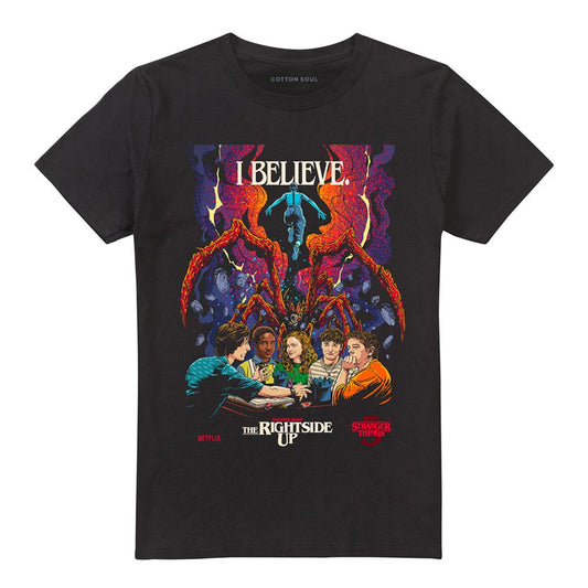 Black - Front - Stranger Things 5 Unisex Adult Butcher Billy Chapter 8 T-Shirt