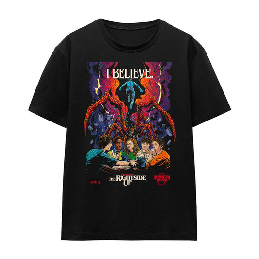 Black - Front - Stranger Things 5 Womens-Ladies Butcher Billy Chapter 8 T-Shirt