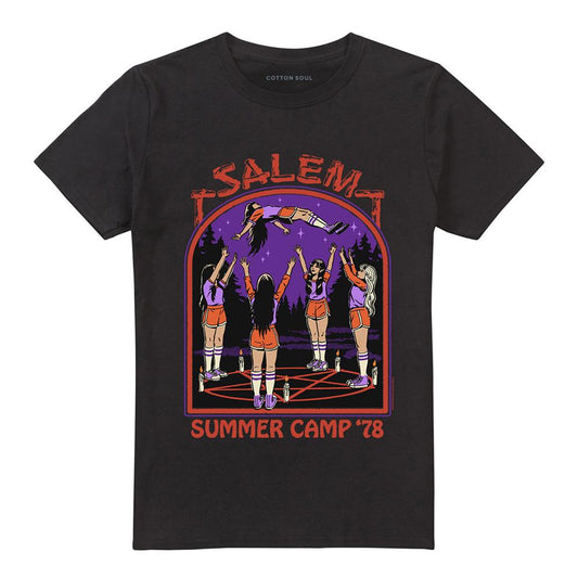 Black - Front - Steven Rhodes Unisex Adult Salem Summer Camp T-Shirt