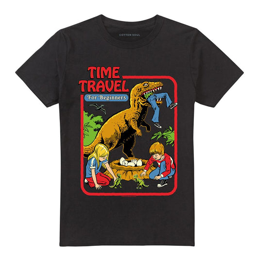 Black - Front - Steven Rhodes Unisex Adult Time Travel T-Shirt
