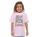 Pink - Lifestyle - Star Wars: The Mandalorian Childrens-Kids Grogu Hippie T-Shirt