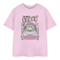Pink - Front - Star Wars: The Mandalorian Childrens-Kids Grogu Hippie T-Shirt