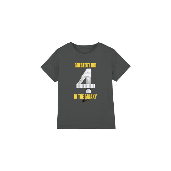 Charcoal - Front - Star Wars Childrens-Kids Greatest Kid Stormtrooper T-Shirt