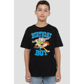 Black - Lifestyle - Toy Story Childrens-Kids Birthday Boy Woody & Buzz Lightyear T-Shirt
